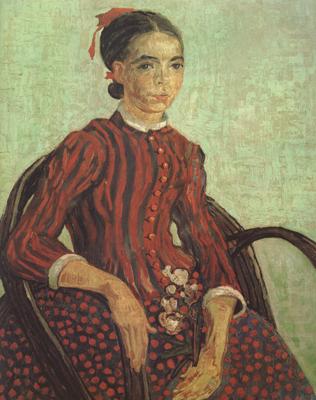 La Mousme,Sitting (nn04), Vincent Van Gogh